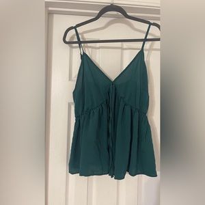 Green tank top shirt